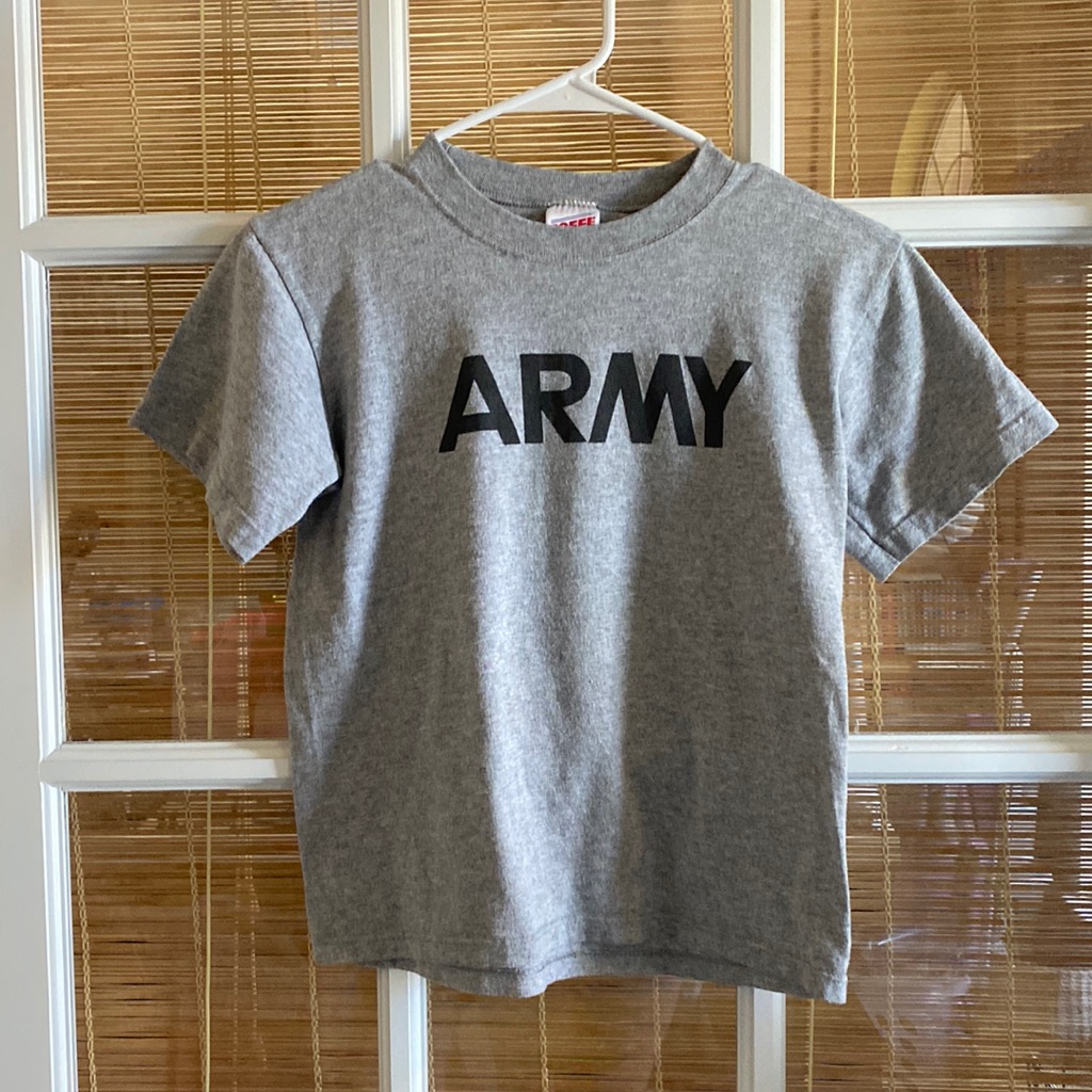 Vintage Youth Soffe Brand Army Tee